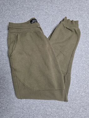Urban Heritage Mens Olive Green Biker Jogger Sweatpants Size Small S